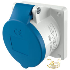 เพาเวอร์ปลั๊กตัวเมียฝังตรง IP44 No.1668 2P+E 16A,230V MENEKES