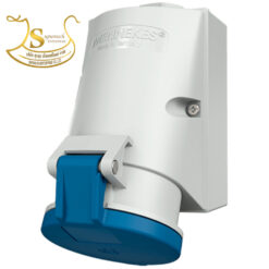 เพาเวอร์ปลั๊กตัวเมียติดผนัง IP44 No.420 2P+E 32A,230V MENEKES