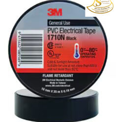 เทปพันสายไฟ 3M #1710 สีดำ