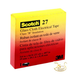 เทปผ้าใยแก้วทนความร้อน 3M Scotch #27  (3/4"X66Ft.)