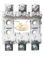 ฐานฟิวส์ใบมีดแบบเปลือย NH00 160A,1POLE LINDNER