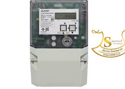 มิเตอร์ไฟฟ้าอิเลกทรอนิกส์ 3P4W SMW110-C01E 5/100A Mitsubishi