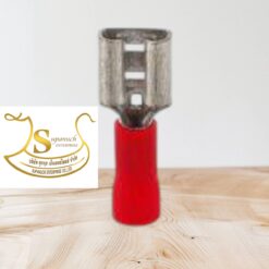 หางปลาเสียบแอร์ตัวเมีย V1.5-7A สีแดง T-LUG