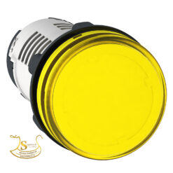 ไพล็อตแลมป์ 22mm.XB7EV05BP 24VDC/AC สีเหลือง Schneider
