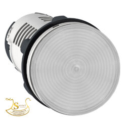 ไพล็อตแลมป์ 22mm.XB7EV07BP 24VDC/AC สีขาว Schneider