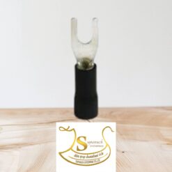 หางปลาแฉกหุ้มพีวีซี-สีดำ YF4-4 T-LUG