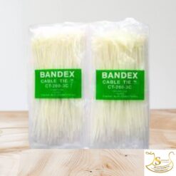 เคเบิ้ลไทร์-สีขาว CT150-3C(6") Size 3.6x150mm.BANDEX