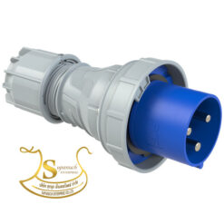เพาเวอร์ปลั๊กตัวผู้กันน้ำ IP67 NO.033-6 2P+E 63A 230V PCE