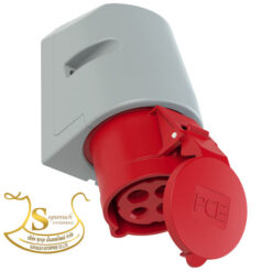 เพาเวอร์ปลั๊กตัวเมียผนัง IP44 NO.114-6 3P+E 16A 400V PCE