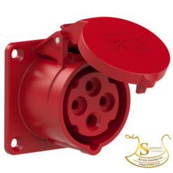 เพาเวอร์ปลั๊กตัวเมียฝังตรง IP44 NO.314-6 3P+E 16A 400V PCE