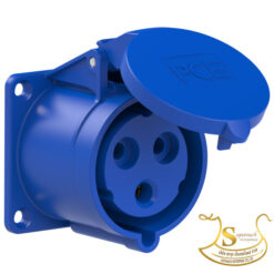 เพาเวอร์ปลั๊กตัวเมียฝังตรง IP44 NO.323-6 2P+E 32A 230V PCE