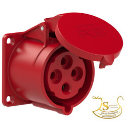 เพาเวอร์ปลัณกตัวเมียฝังตรง IP44 NO.324-6 3P+E 32A 400V PCE