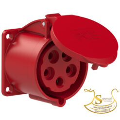 เพาเวอร์ปลั๊กตัวเมียฝังตรง IP44 NO.325-6 3P+N+E 32A 400V PCE