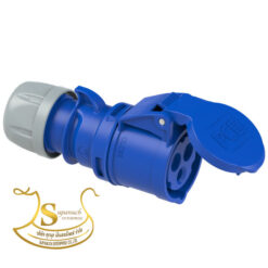 เพาเวอร์ปลั๊กตัวเมียกลางทาง IP44 NO.213-6 2P+E 16A 230V PCE