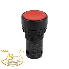 สวิตช์กดหัวเรียบ 22/25mm.TS2BFR-1B NC สีแดง TEND
