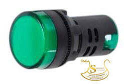 ไพล็อตแลมป์ LED 22/25มิล TS2D-2G 220V สีเขียว Tend