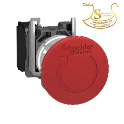 สวิตช์ดอกเห็ด-กดล็อคหมุนเด้งกลับ XB4-BS8442 Schneider
