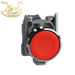 สวิตช์ปุ่มกด 22mm.XB4-BA42(NC) สีแดง Schneider