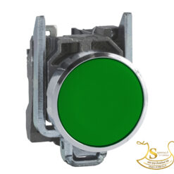 สวิตช์ปุ่มกด 22mm.XB4-BA31(NO) สีเขียว Schneider