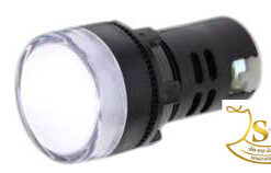 ไพล็อตแลมป์ LED 22/25MM.TS2D-7W 24VDC/AC สีขาว Tend