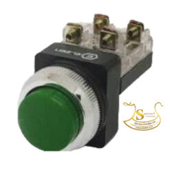 สวิตช์กดหัวนูน 25mm.LA167-CBL-251 สีเขียว 1NO1NC Elzen
