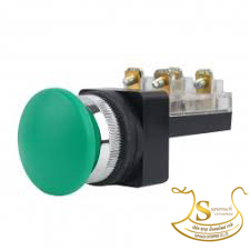 สวิตช์หัวเห็ดกดเด้งกลับ 25มิล LA167-CBM-251G 1NO+1NC ELZEN