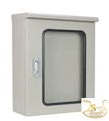 ตู้เหล็กกันน้ำมัหลังคาฝา 2ชั้น( ฝานอกกระจก ) KBJG017C 800x1200x300mm.KJL