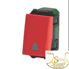 สวิตช์กระดิ่งประตู CH-503N  สีแดง CHANG