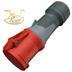 เพาเวอร์ปลั๊กตัวเมียกลางทาง IP54 NO.14106 3P+E 63A 400V MENNEKES