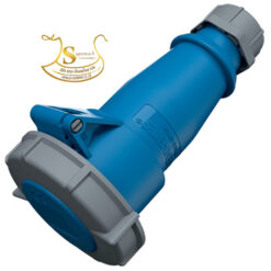 เพาเวอร์ปลั๊กตัวเมียกลางทาง IP67 NO.540 2P+E 16A 230V MENNEKES