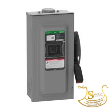 เซฟตี้สวิตช์แบบมีฟิวส์ VH362RB 3เฟส 60A,600V Schneider